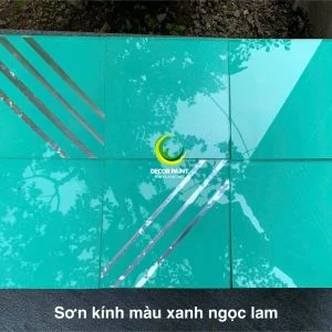 Sơn kính màu xanh ngọc Decor Paint