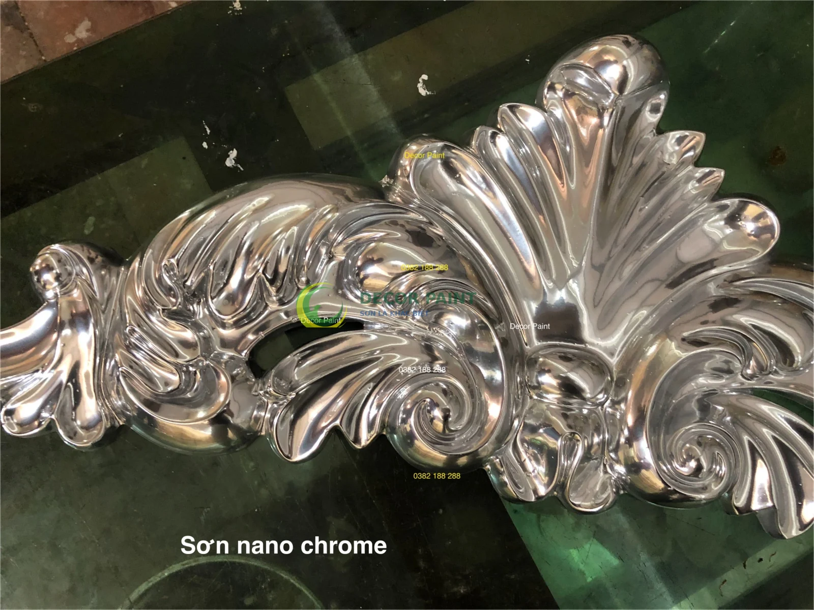 0.2 Kg - Sơn chrome hiệu ứng ánh gương trên mọi chất liệu