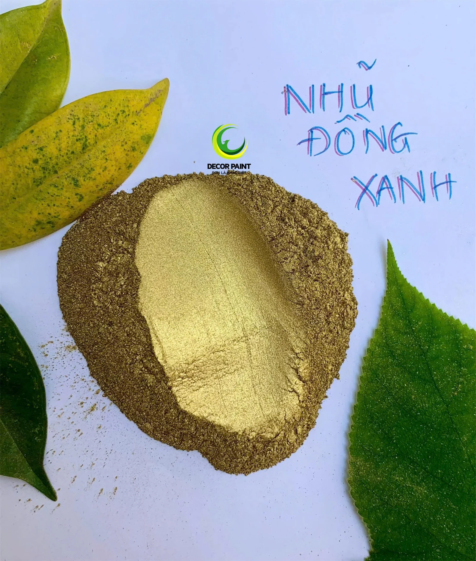Bột nhũ đồng xanh