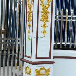 5.0 Kg - Sơn nhũ vàng 24K 1 thành phần A07 vàng gold nhạt
