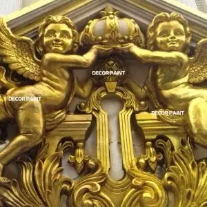 6.0 Kg - Sơn giả vàng 24K sơn giả vàng bộ hỗn hợp