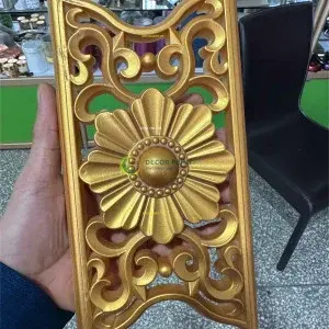 1.0 Kg - Sơn nhũ ca may vàng nghệ sơn hoa văn gỗ, nhựa, kim loại