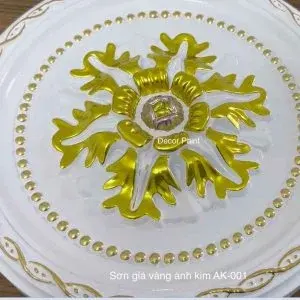 1.0 Kg - Sơn giả vàng ánh kim AK-001 vàng gold 24K