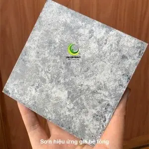Combo sơn hiệu ứng giả bê tông các màu đa năng lon 1.0 kg