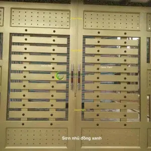 1.0 Kg - Sơn nhũ đồng xanh 1 thành phần
