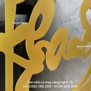 5.0 Kg - Sơn nhũ đồng ca may vàng nghệ 1 thành phần
