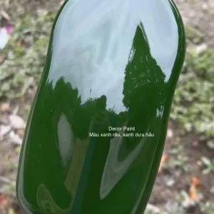 1.0 Kg - Sơn sắt mạ kẽm màu xanh rêu bóng (xanh dưa hấu)