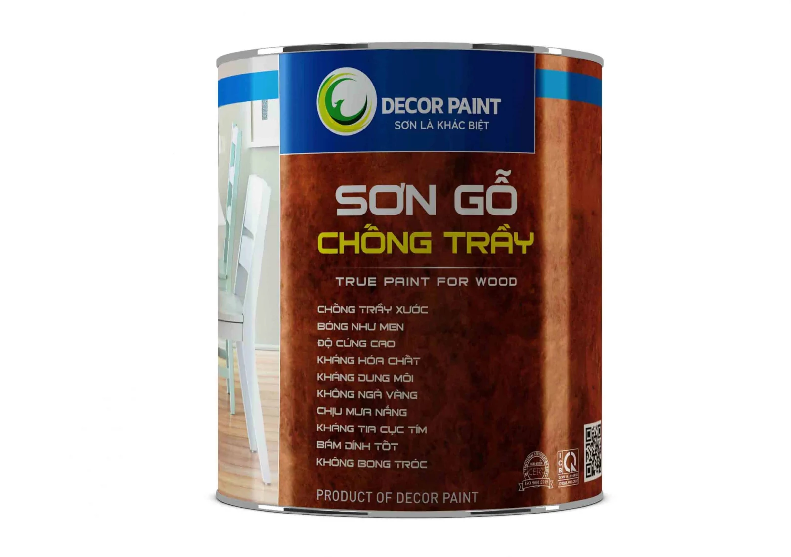 1.0 Kg - Sơn 2K đa năng bóng trong