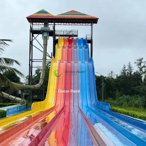 1.0 Kg - Sơn 2K trên nhựa cầu trượt công viên nước các màu