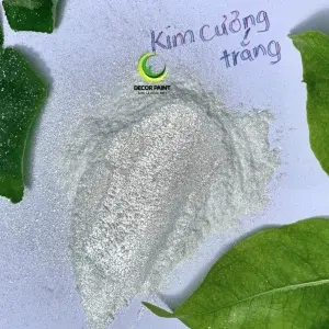Bột nhũ kim cương trắng pha bóng