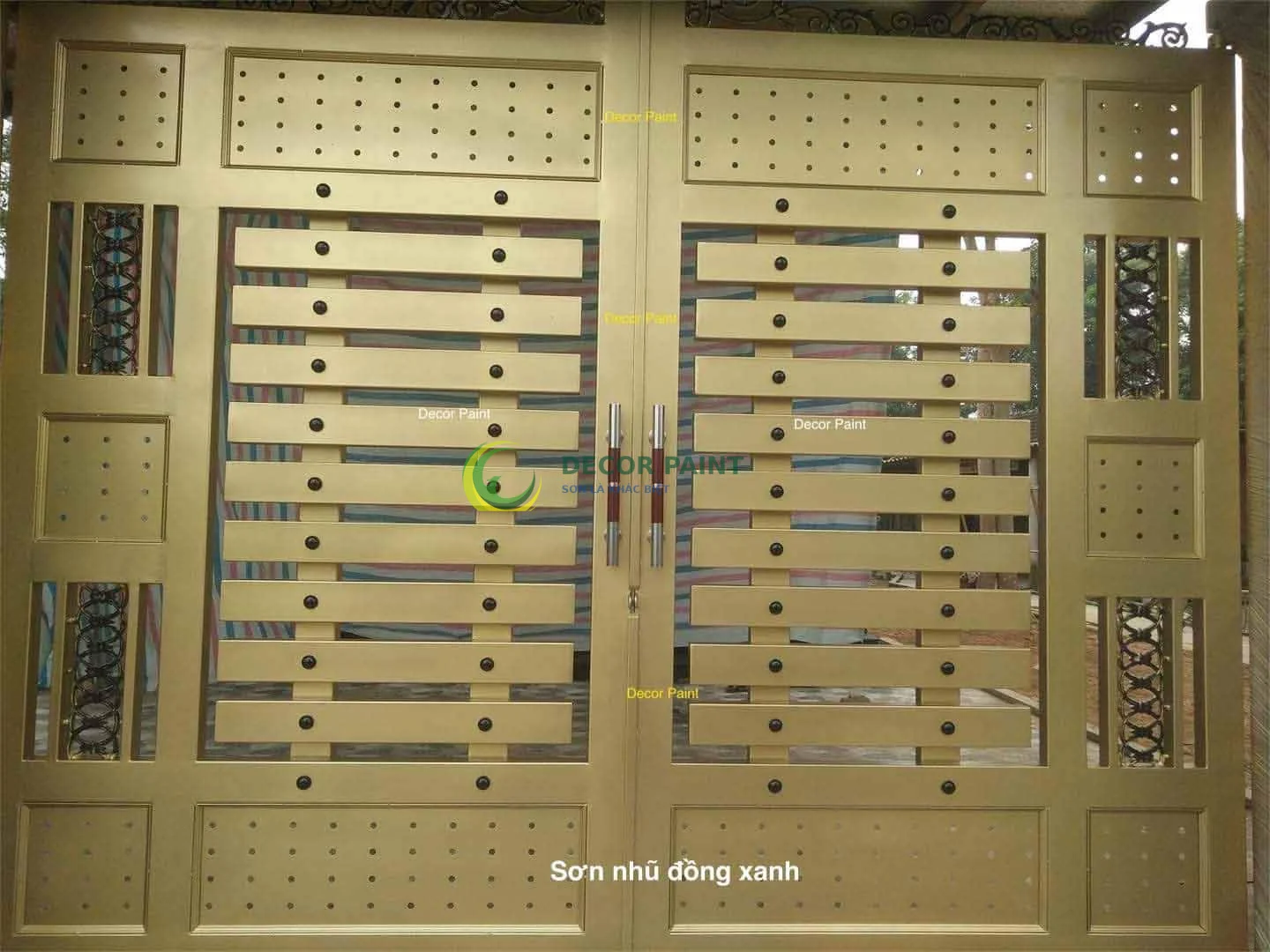1.0 Kg - Sơn nhũ đồng xanh 1 thành phần
