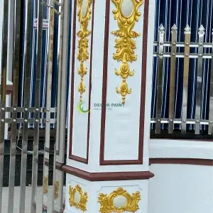 5.0 Kg - Sơn nhũ vàng 24K 1 thành phần A07 vàng gold nhạt