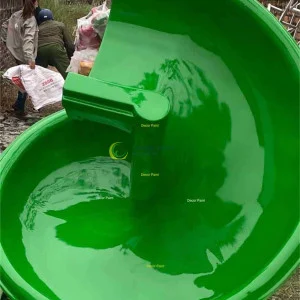 1.0 Kg - Sơn 2K trên nhựa xanh lá non