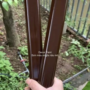 1.0 Kg- Sơn sắt mạ kẽm màu xingfa nâu mờ