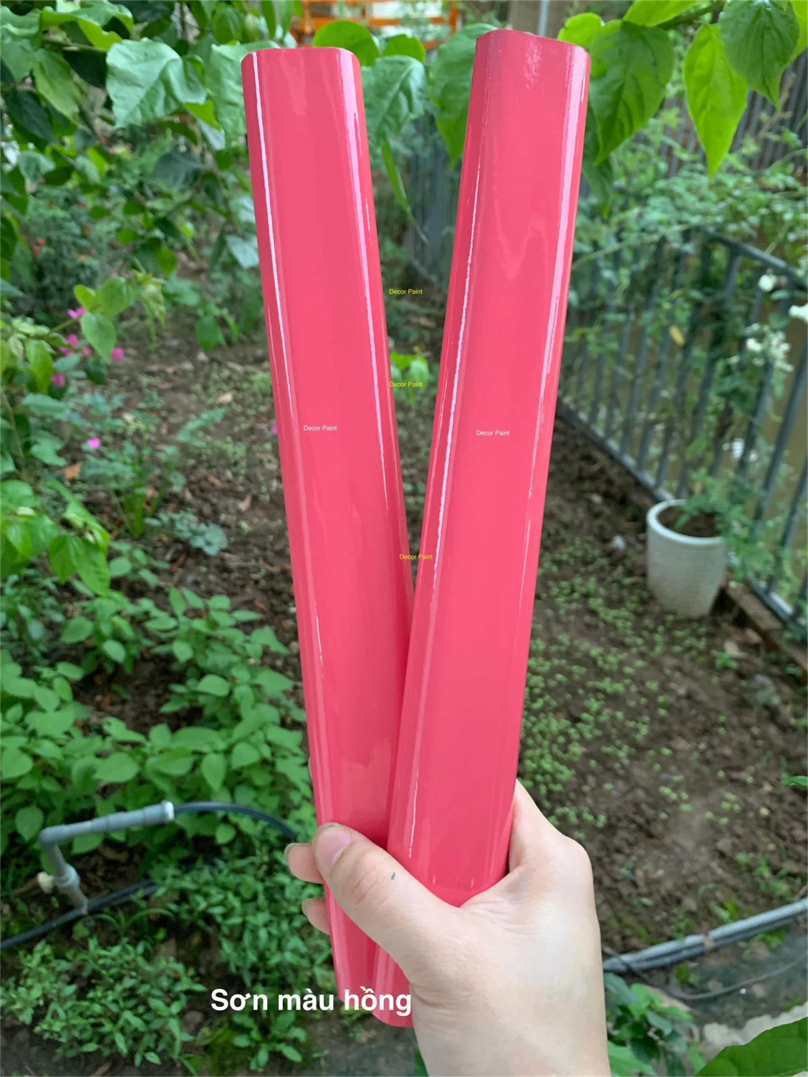 1.0 Kg – Sơn sắt mạ kẽm màu hồng