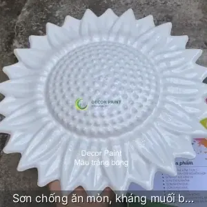 Sơn chống ăn mòn, kháng muối biển màu trắng bóng