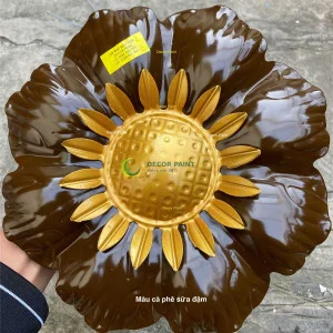 1.0 Kg- Sơn sắt mạ kẽm màu cà phê sữa đậm