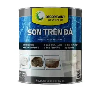 1.0 Kg - Sơn 2K trên đá bóng trong