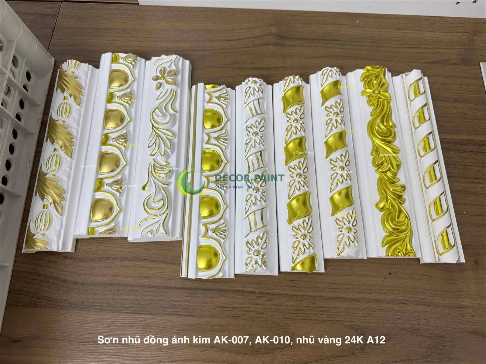 Bút vẽ giả vàng ánh kim AK-001 vàng gold 24K