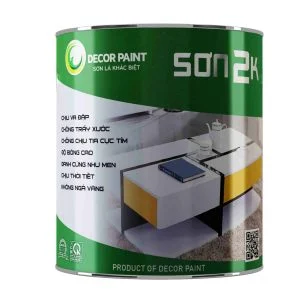 1.0 Kg - Sơn 2K đa năng trắng bóng