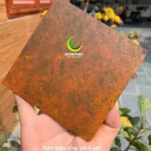 Combo sơn hiệu ứng giả rỉ sét các màu đa năng lon 1.0 kg