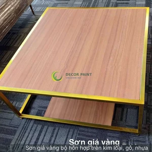 1.2 Kg - Sơn giả vàng bộ hỗn hợp trên kim loại, gỗ, nhựa