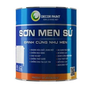 1.0 Kg - Sơn men 2K trắng bóng