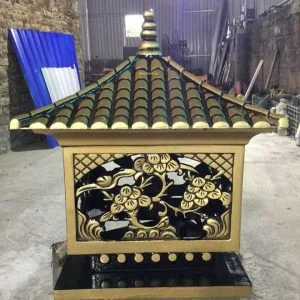 1.0 Kg - Sơn nhũ đồng vàng 1 thành phần - 19 trên gang đúc