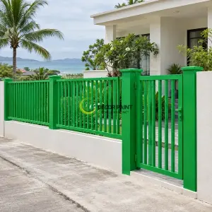 Sơn đặc chủng chống ăn mòn cho kim loại vùng biển màu xanh lá mạ