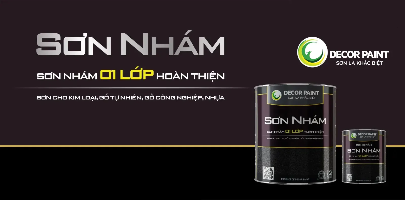 Banner Sơn nhám Decor Paint