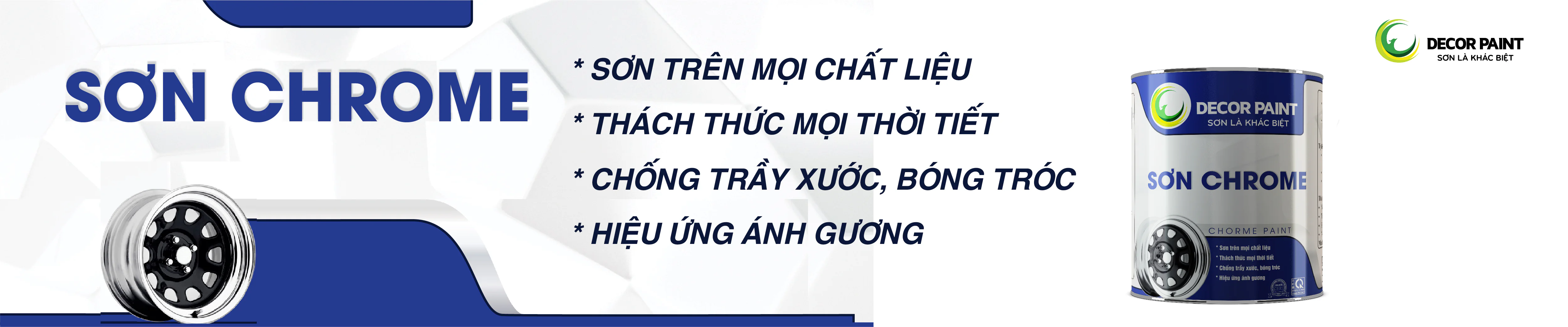 Hồ sơ ứng dụng tham khảo: Hoàn thiện hiệu ứng chrome trên chi tiết kim loại
