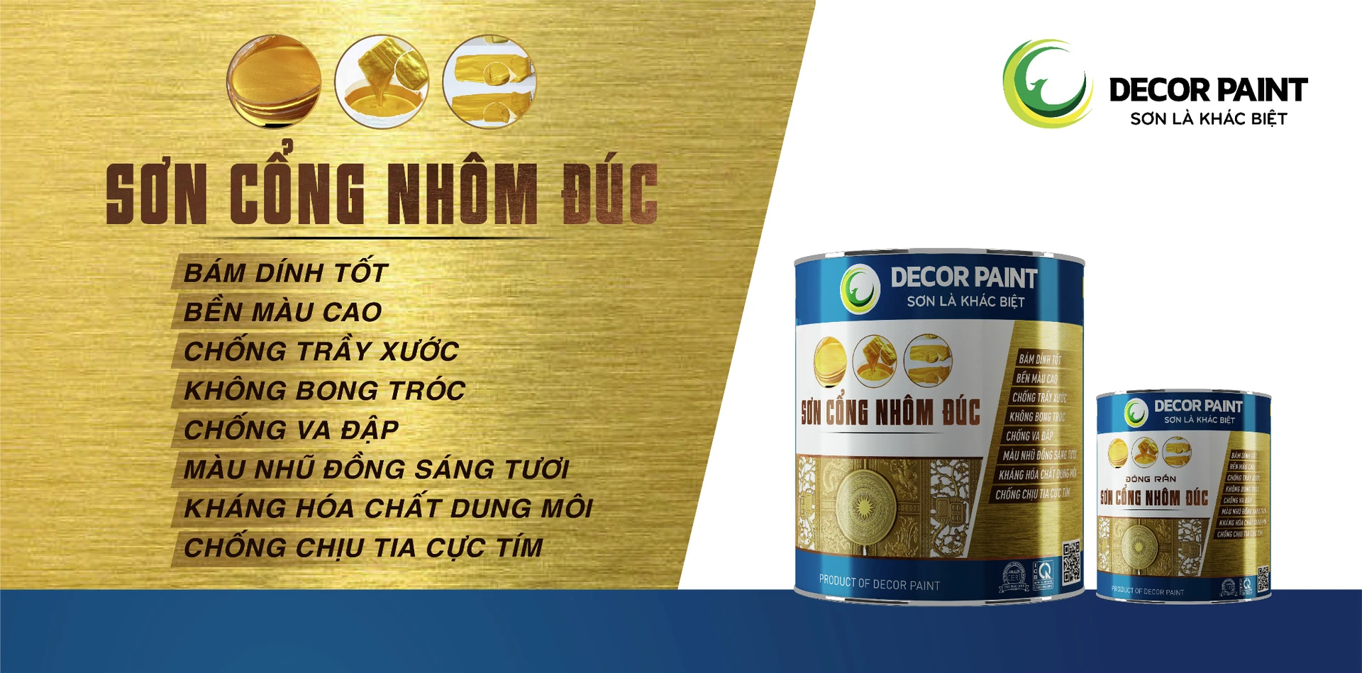 Dòng sơn cổng nhôm đúc Decor Paint