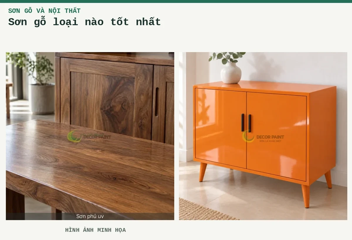 Sơn gỗ loại nào tốt nhất – Hình ảnh minh họa: Gỗ tự nhiên phủ bóng trong; Tủ gỗ vàng cam RS004.